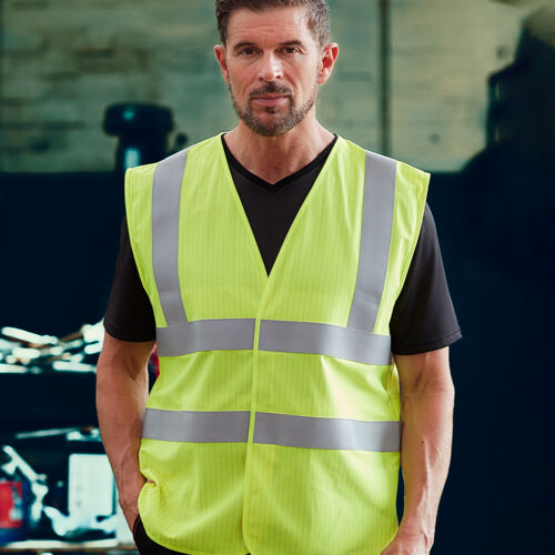Yoko Hi-Vis Anti-Static Flame Retardant Waistcoat Thumbnail