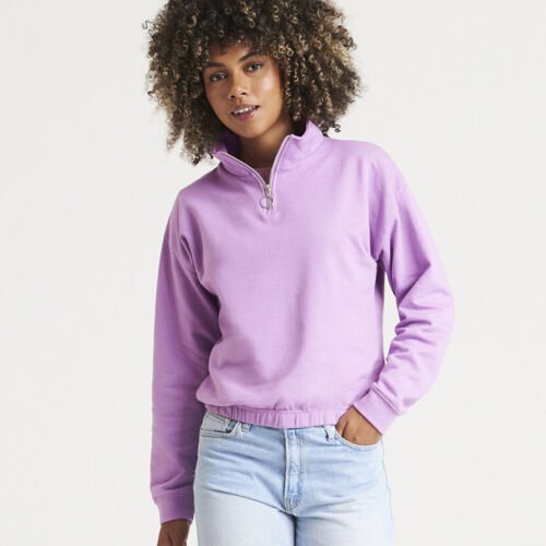 Women's cropped ¼-zip sweat Thumbnail
