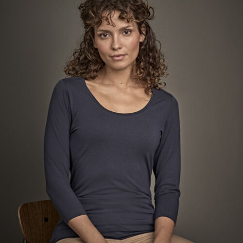 Tee Jays Ladies Stretch 3/4 Sleeve T-Shirt Thumbnail