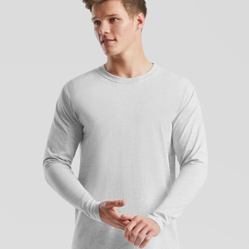 Fruit Loom Iconic 195 Long Sleeve T-Shirt Thumbnail