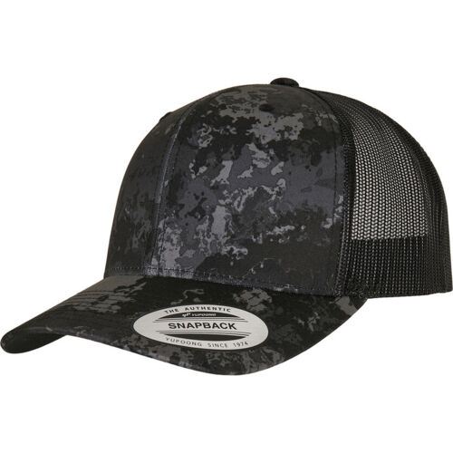 YP Classics® Veil Camo™ retro trucker cap (6606VC) Thumbnail