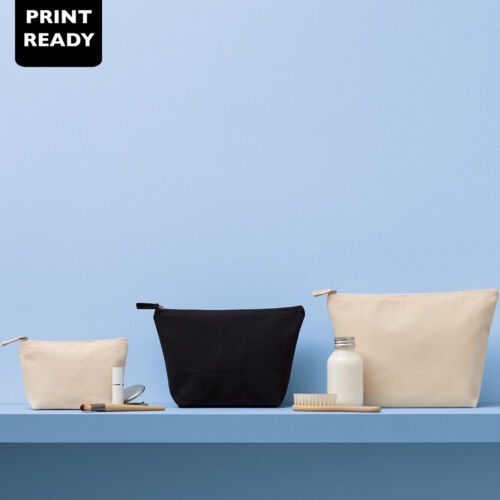 Recycled luxe canvas accessory bag Thumbnail