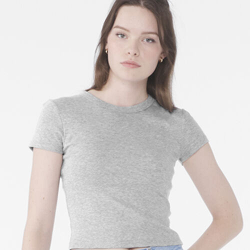 Bella Ladies Micro Rib Baby T-Shirt Thumbnail