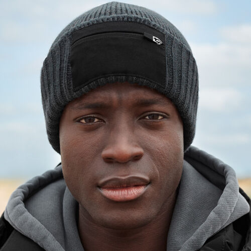 Beechfield Zip Patch Beanie Thumbnail