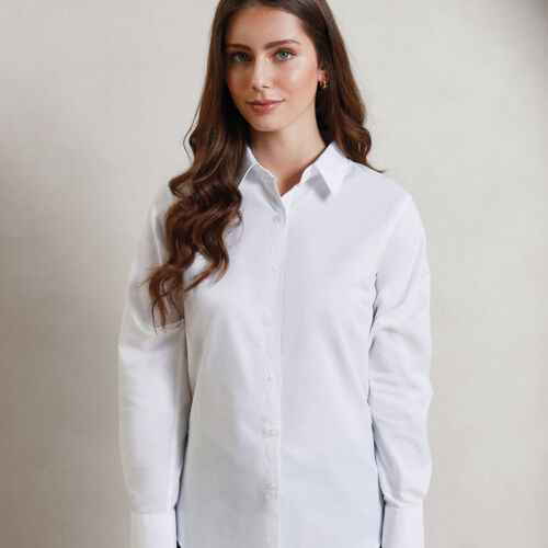 Women's signature Oxford long sleeve shirt Thumbnail