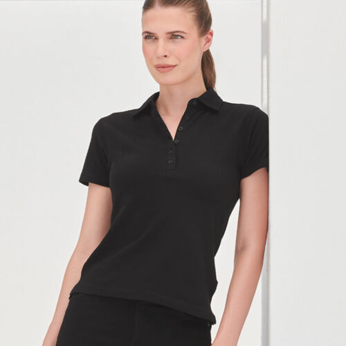 SF Clothing Ladies Stretch Piqué Polo Shirt Thumbnail