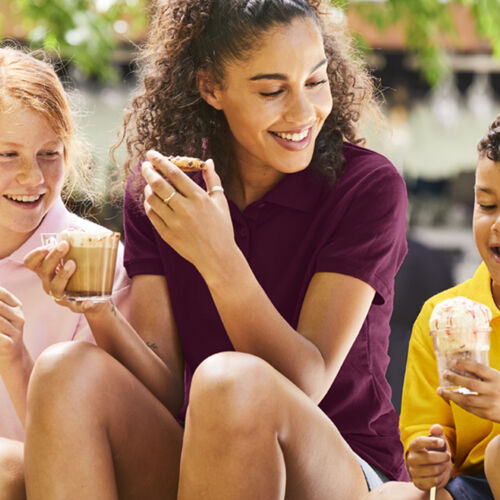 Fruit of the Loom Lady Fit Piqué Polo Shirt Thumbnail