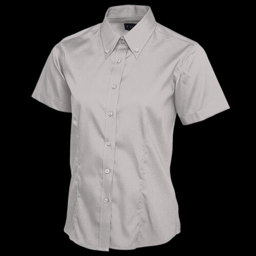 Ladies Pinpoint Oxford Half Sleeve Shirt Thumbnail