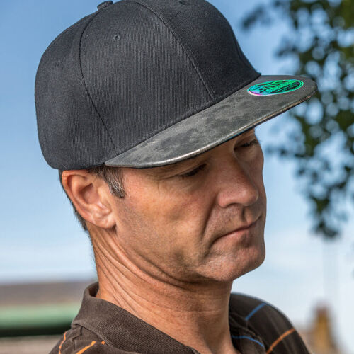 Bronx glitter flat peak snapback cap Thumbnail