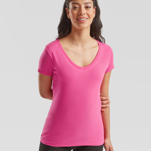 Ladies' Iconic 150 V-Neck T Thumbnail